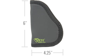 Image of Sticky Holsters MD-2 Holster, Rug LC9/380, SCCY Cpx, CZ Rami, Keltec PF9/P11 w/Laser or Light, Ambidextrous, Black, Medium, MD-2
