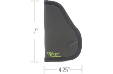 Image of Sticky Holsters MD-4 Gen 1 Holster, Glock 26/27, S&amp;W M&amp;P 9C/40C/ Rug SR 9C/40C, Ambidextrous, Black, Medium, MD-4 Gen 1