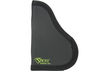 Image of Sticky Holsters MD-4 Holster Modified for Laser, Glock 43, S&amp;W Shield, SAI Xds, Walt. PPS, Moss. Mc1 w/Laser Or Light, Ambidextrous, Black, Medium, MD4MODLAS