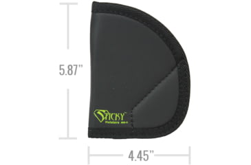 Image of Sticky Holsters MD-5 Medium Holster, Ambidextrous, Medium, Black, MD-5
