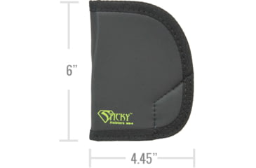 Image of Sticky Holsters MD-6 Holster, Chiappa Rhino w/2 inch Barrel, Taurus Tracker w/4 inch Barrel, Ambidextrous, Black, Medium, MD-6