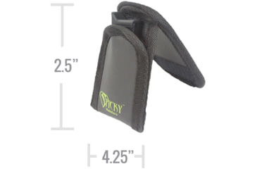 Image of Sticky Holsters Mini Mag Pouch, 1 Pack, Black, Mini Mag Pouch