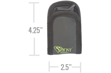 Image of Sticky Holsters Mini Mag Sleeve, 1 Pack, Black, Mini Mag Sleeve