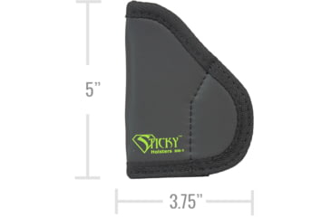Image of Sticky Holsters SM-1 Naa Holster, NAA Black Widow, Black, Small, SM1 NAA