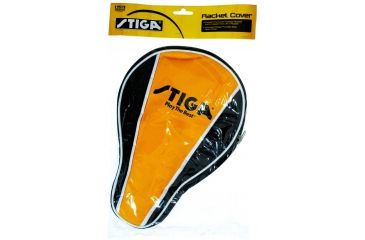 Image of Stiga 1-2 Rackets Racket Cover, Black/Yellow T1575