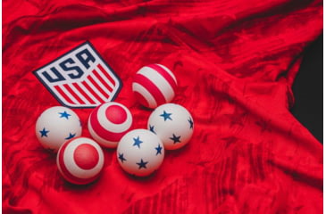 Image of STIGA 1-Star Stars And Stripes Balls, Red, White &amp; Blue, T1471