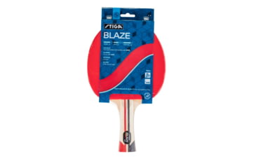 Image of STIGA Blaze Table Tennis Racket, Red/Brown, T1251