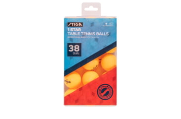Image of STIGA One-Star Orange Balls, 38 Pack, Orange, T1451