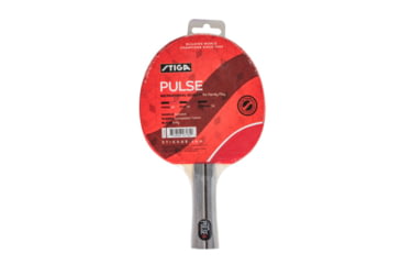Image of STIGA Pulse Ping Pong Paddle Racket, Red/Grey, T1231