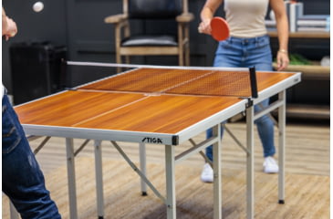 Image of STIGA Space Saver Woodgrain Edition Table Tennis Table, Woodgrain, T8460-2W