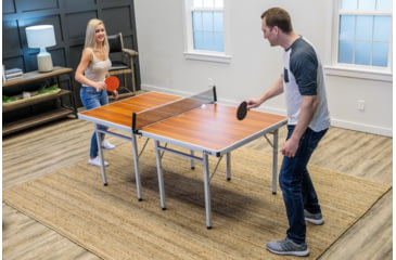 Image of STIGA Space Saver Woodgrain Edition Table Tennis Table, Woodgrain, T8460-2W