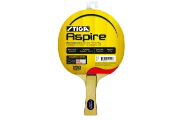 Image of Stiga Table Tennis Aspire Racket, Red, T1220