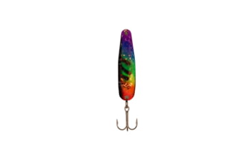 Image of Stinger Scorpion Spoon Lightweight Trolling Spoon, 2.25in .1oz., #5 VMC Hooks, Flo Nascar Trans Uv, XCH193TUV