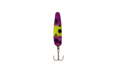 Image of Stinger Scorpion Spoon Lightweight Trolling Spoon, 2.25in .1oz., #5 VMC Hooks, Purple Frog, XCH302