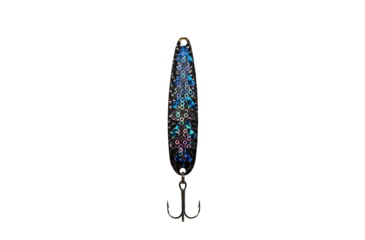 Image of Stinger Stinger Spoon Lightweight Trolling Spoon, 3.75in .3oz., #2 VMC Hooks, Silver Hammered, Blue Bubble, SH30