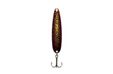 Image of Stinger Stinger Spoon Lightweight Trolling Spoon, 3.75in .3oz., #2 VMC Hooks, Silver Hammered, Monkey Puke, SH59