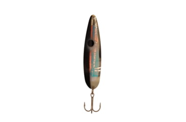 Image of Stinger Stingray Spoon Lightweight Trolling Spoon, 4.25in .4oz., #1 VMC Hooks, Uv Black Tux, NS390