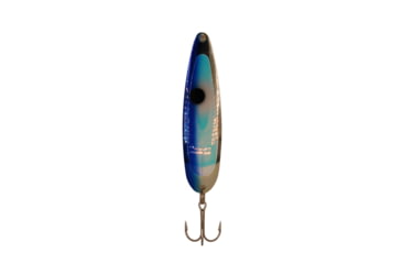 Image of Stinger Stingray Spoon Lightweight Trolling Spoon, 4.25in .4oz., #1 VMC Hooks, Uv Blue Tux, NS392