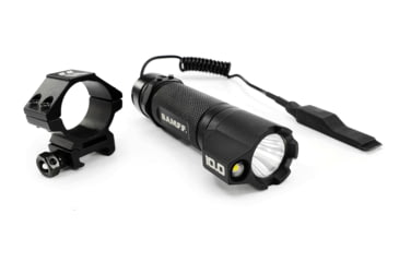 Image of STKR Concepts BAMFF Tactical Mounted Light w/Switch, 18650 Rechargeable Lithium, 1000 Lumens, Black, 00120, EDEMO3