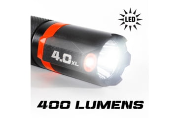 Image of STKR Concepts BAMFF 4.0XL- 400 Lumens Dual LED Flashlight, Black/ Red, 00156