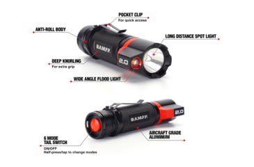 Image of STKR Concepts Dual-e 2.0 200 Lumen Dual Toshiba Led Flashlight