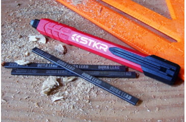 Image of STKR Concepts Dura Lead Refills for Mechanical Carpenter Pencil, 5 pieces, Black, 77589