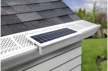 Image of STKR Concepts EZ Home Security Solar Flood Lights, White, One Size, 14211