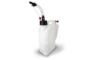 Image of STKR Concepts EZ5 Combo, 5 Gallon Utility Jug W/ Hose Bender And Floor Mount, White, 00104