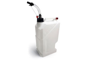Image of STKR Concepts EZ5 Combo, 5 Gallon Utility Jug W/ Hose Bender And Floor Mount, White, 00104