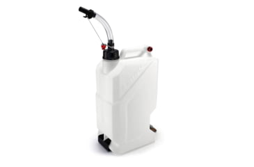 Image of STKR Concepts EZ5 Combo, 5 Gallon Utility Jug W/ Hose Bender And Floor Mount, White, 00104