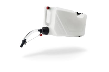 Image of STKR Concepts EZ5 Combo, 5 Gallon Utility Jug W/ Hose Bender And Floor Mount, White, 00104