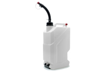 Image of STKR Concepts EZ5 Utility Jug w/ Black Edition Spout and Mount, 5 Gallon, White, 14210