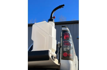 Image of STKR Concepts EZ5 Utility Jug w/ Black Edition Spout and Mount, 5 Gallon, White, 14210