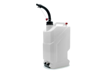 Image of STKR Concepts EZ5 Utility Jug w/ Black Edition Spout and Mount, 5 Gallon, White, 14210