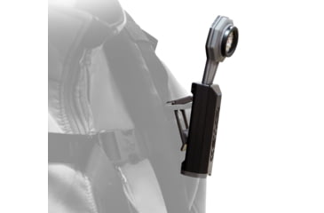 Image of STKR Concepts FLEXIT 4.0 1x 18650 Lithium Rechargeable 1x CREE LED Pocket Light, 400 Lumens, Black/Grey, 00168