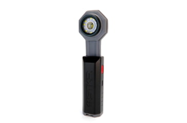 Image of STKR Concepts FLEXIT 4.0 1x 18650 Lithium Rechargeable 1x CREE LED Pocket Light, 400 Lumens, Black/Grey, 00168