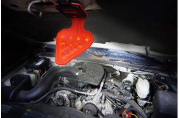 Image of STKR Concepts FLEXIT AUTO Roadside Flashlight Safety Combo Kit - A 200 Lumen, 3x AA Ultra-Flexible Roadside Safety LED Flashlight &amp; High-Vis Safety Vest, Orange, 00388