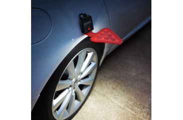 Image of STKR Concepts FLEXIT AUTO Roadside Flashlight Safety Combo Kit - A 200 Lumen, 3x AA Ultra-Flexible Roadside Safety LED Flashlight &amp; High-Vis Safety Vest, Orange, 00388