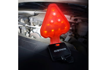 Image of STKR Concepts FLEXIT AUTO Roadside Flashlight Safety Combo Kit - A 200 Lumen, 3x AA Ultra-Flexible Roadside Safety LED Flashlight &amp; High-Vis Safety Vest, Orange, 00388