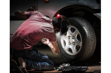 Image of STKR Concepts FLEXIT PRO 6.5 Headlamp, 650 Lumens, Black/ Red, 00387