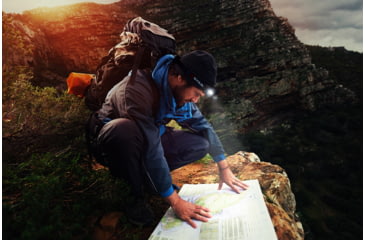 Image of STKR Concepts FLEXIT PRO 6.5 Headlamp, 650 Lumens, Black/ Red, 00387