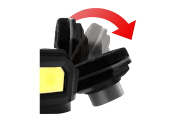 Image of STKR Concepts FLEXIT PRO 6.5 Headlamp, 650 Lumens, Black/ Red, 00387