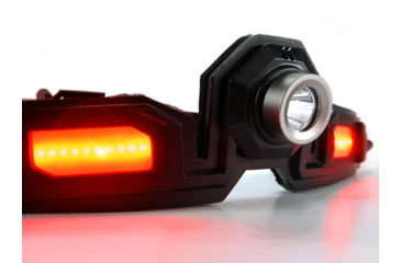 Image of STKR Concepts FLEXIT PRO 6.5 Headlamp, 650 Lumens, Black/ Red, 00387