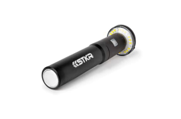 Image of STKR Concepts Fli PRO Telescoping Canopy Light, 8 Foot Extention, Removable Flashlight, Black, 12679