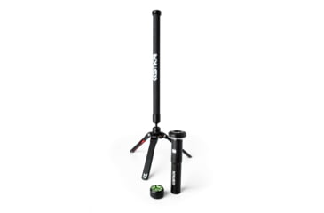 Image of STKR Concepts Fli PRO Telescoping Canopy Light, 8 Foot Extention, Removable Flashlight, Black, 12679