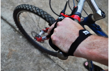 Image of STKR Concepts Tough Skin- Palm Protective Gloves, Black, Small/ Medium, 00117