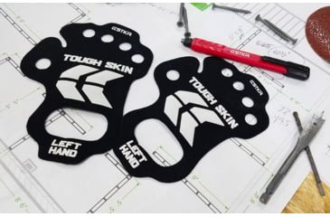 Image of STKR Concepts Tough Skin- Palm Protective Gloves, Black, Small/ Medium, 00117
