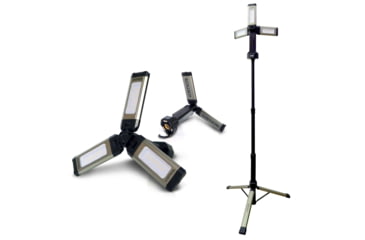 Image of STKR Concepts Tri-Mobile with Tripod, 2000 Lumen Area Work Light, Black, 12681