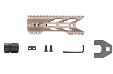 Image of STNGR HWK M-Lok Free Float Handguard, AR15/M4, 7in, Cerakote, Magpul FDE, 7HM-FDE