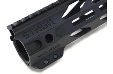 Image of STNGR HWK M-Lok Free Float Handguard for AR15/M4, Anodized Black, 10 in, 10HM